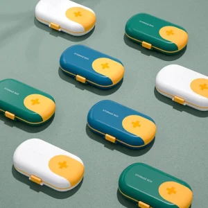Portable Travel Pill Case Pill Cutter Organizer