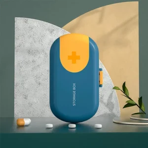 Portable Travel Pill Case Pill Cutter Organizer