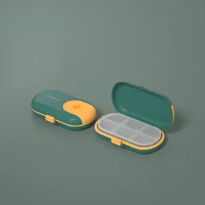 Portable Travel Pill Case Pill Cutter Organizer