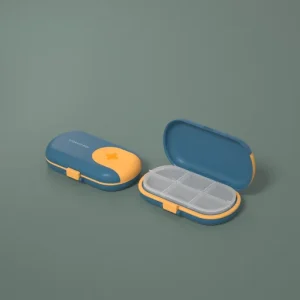 Portable Travel Pill Case Pill Cutter Organizer