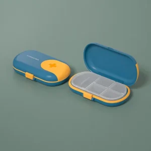 Portable Travel Pill Case Pill Cutter Organizer