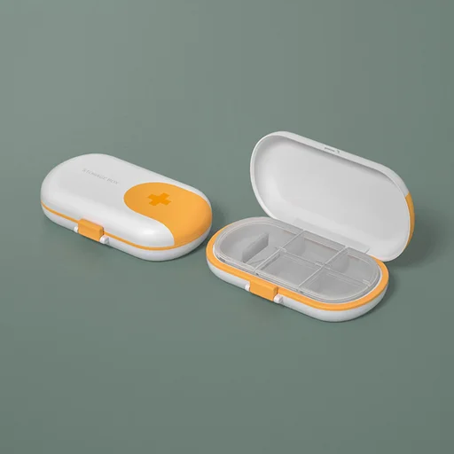 Portable Travel Pill Case Pill Cutter Organizer