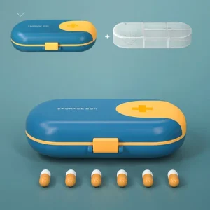 Portable Travel Pill Case Pill Cutter Organizer