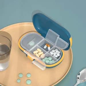 Portable Travel Pill Case Pill Cutter Organizer