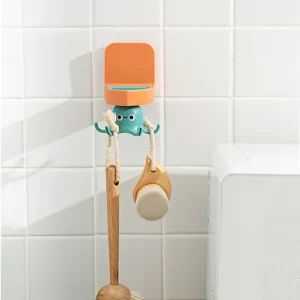 Rotating Drill-Free Octopus Hook Organizer