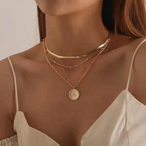 Fashionable Layered Necklace