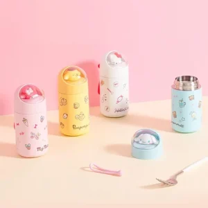 Cartoon Kawaii Sanrio Characters Stainless Steel Thermos