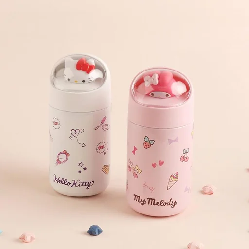 Cartoon Kawaii Sanrio Characters Stainless Steel Thermos