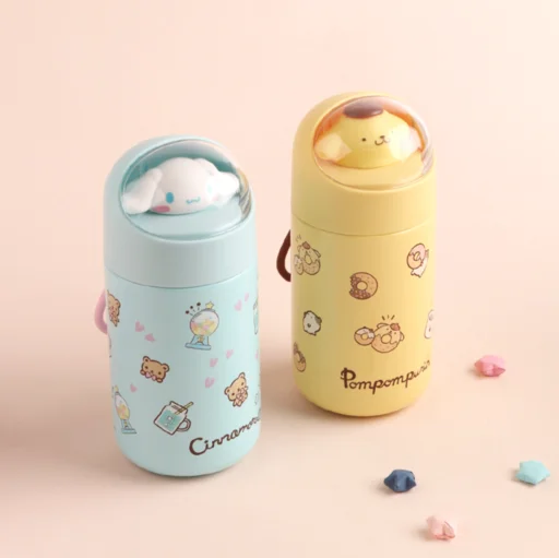 Cartoon Kawaii Sanrio Characters Stainless Steel Thermos