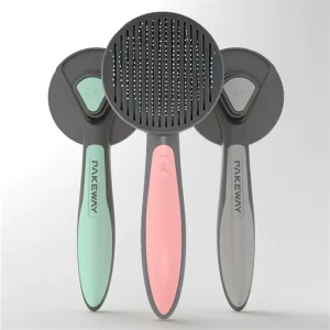 Self-Cleaning Slicker Brush for Dogs and Cats