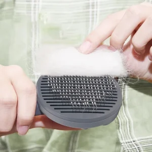 Self-Cleaning Slicker Brush for Dogs and Cats