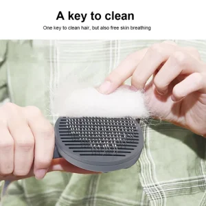 Self-Cleaning Slicker Brush for Dogs and Cats