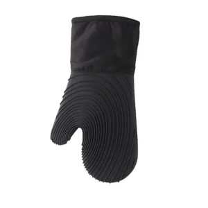 ThermoPro Silicone Heat Resistant Baking Oven Gloves Waterproof Microwave Oven Mitts Kitchen Cooking Baking Barbecue Gloves
