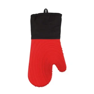ThermoPro Silicone Heat Resistant Baking Oven Gloves Waterproof Microwave Oven Mitts Kitchen Cooking Baking Barbecue Gloves