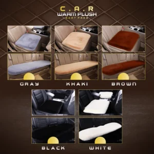 Car Warm Plush Seat Pads