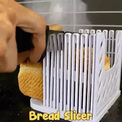 Bread Slicer Cutter, Compact Foldable Bread Sandwich Toast Bread Slicer