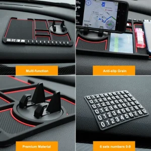 Silicone Car Anti-Slip Mat Auto Phone Holder