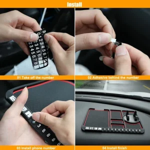 Silicone Car Anti-Slip Mat Auto Phone Holder