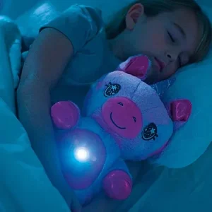 Baby Stuffed Animal Toy with Starry Light Projector