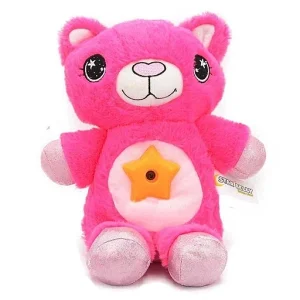 Baby Stuffed Animal Toy with Starry Light Projector