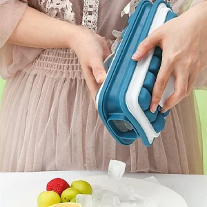 Portable Sealed Ice Cube Case Ice Ball Maker Tray