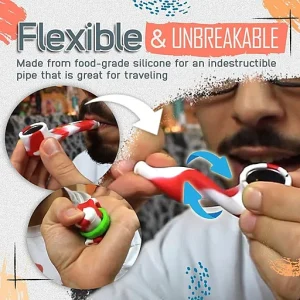 Colorful Silicone Traveling Smoking Pipes