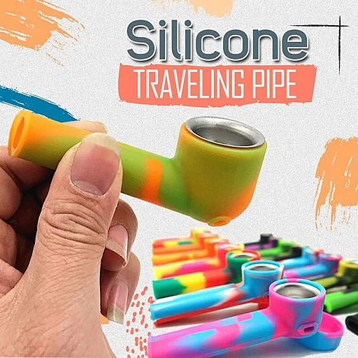 Colorful Silicone Traveling Smoking Pipes
