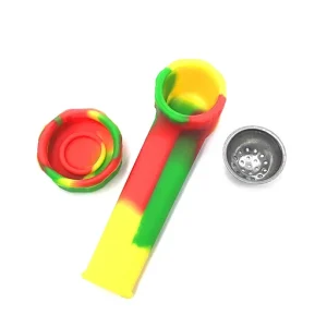 Colorful Silicone Traveling Smoking Pipes