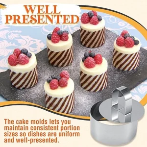 Stainless Steel 3D Mini Cake Molds