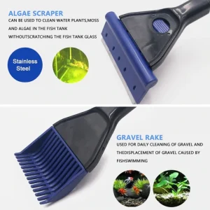 5 in 1 Aquarium Cleaning Tools Aquarium Tank Clean Set