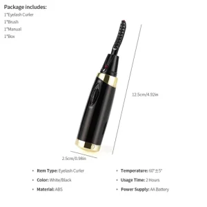 Electric Heated Eyelash Curler