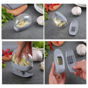 Manual Pressing Garlic Slicer Grater Cutter Masher