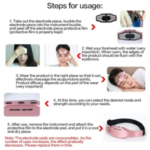 Electric Headache and Migraine Relief Head Massager