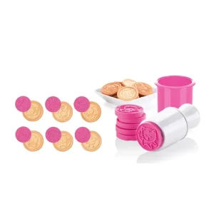 Non-Stick Cookie Stamp and Cutter