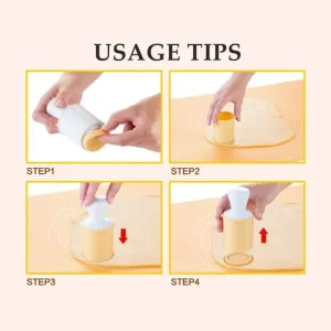 Non-Stick Cookie Stamp and Cutter