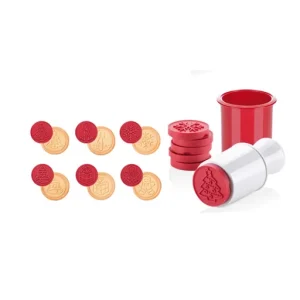 Non-Stick Cookie Stamp and Cutter