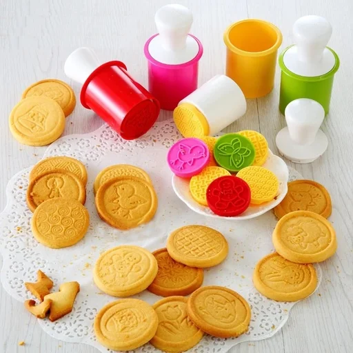 Non-Stick Cookie Stamp and Cutter