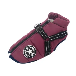 Pet Winter Jacket with Harness
