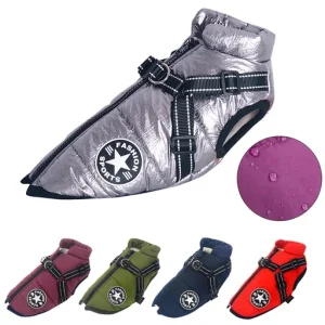 Pet Winter Jacket with Harness