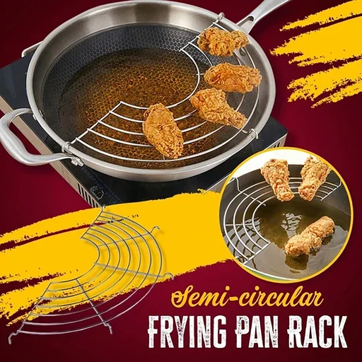 Semi Circular Frying Pan Rack