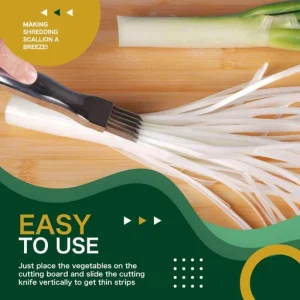 Shred Silk The Knife Vegetable Scallions Cutter Food Speedy Chopper