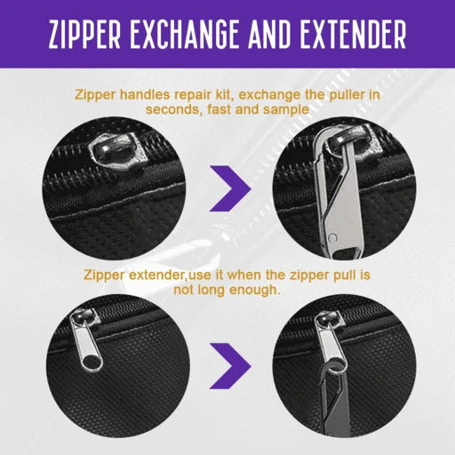 Zipper Pull Replacements Repair Kit