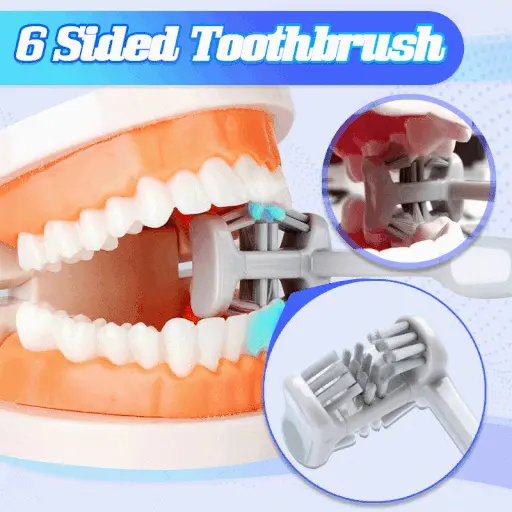 6 Sided All Rounded Toothbrush
