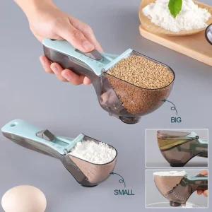 Multifunctional Adjustable Measuring Spoons with Scale