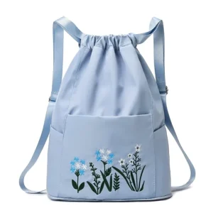 Multifunctional Fitness Travel Bag Folding Backpack Lightweight Large Sports Bag Hiking Daypack Bag for Women