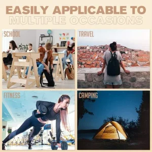 Multifunctional Fitness Travel Bag Folding Backpack Lightweight Large Sports Bag Hiking Daypack Bag for Women