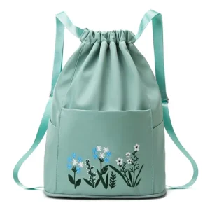 Multifunctional Fitness Travel Bag Folding Backpack Lightweight Large Sports Bag Hiking Daypack Bag for Women