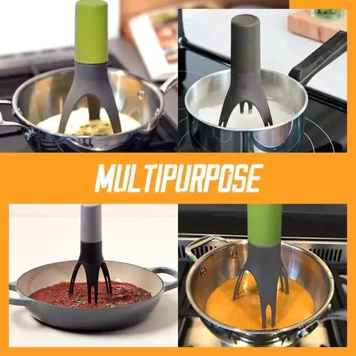 3-speed Automatic Hands-Free Pot Stirrer for kitchen cooking.