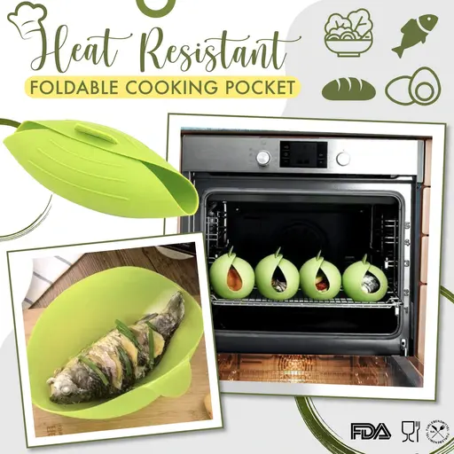 Heat Resistant Foldable Cooking Pocket