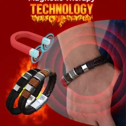 Magnetic Man Charm Masculinity Leather Bracelet